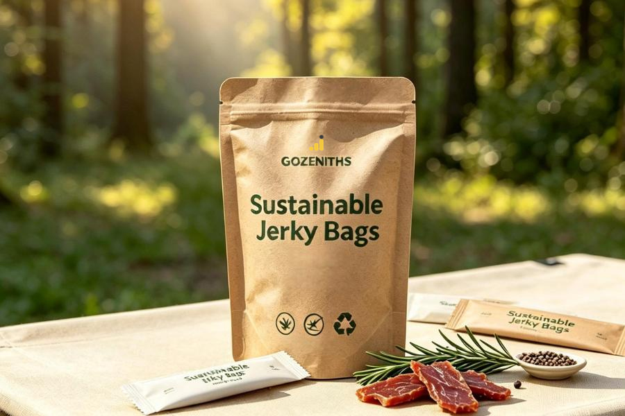Eco Meat Snack Pouches:  Sustainable Barrier Solutions